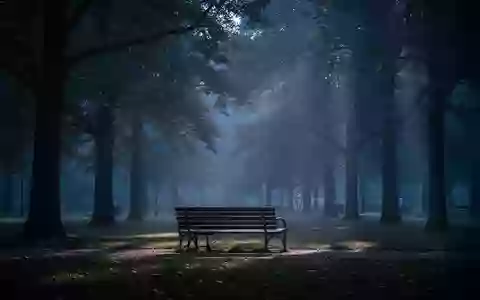 Eine leere Parkbank in der Dämmerung, die eine ruhige und nachdenkliche Atmosphäre ausstrahlt. - Foto: über boerse-global.de
