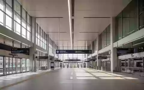Ein minimalistischer, heller öffentlicher Verkehrsraum mit hohen Decken und einfallendem Tageslicht. - Foto: über boerse-global.de