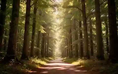 Ein ruhiger Waldweg, der von Sonnenlicht durchflutet wird, als Symbol für langfristige Gesundheit und Vitalität. - Foto: über boerse-global.de