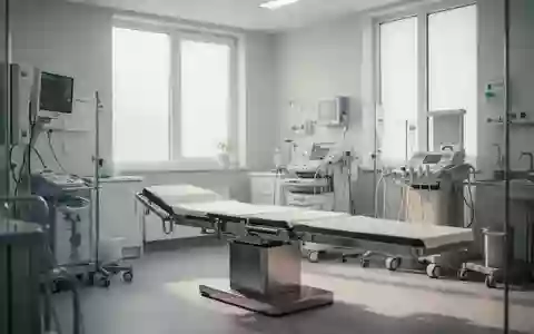 Ein steriler, moderner Behandlungsraum in einer Klinik mit medizinischen Geräten in neutralem Licht. - Foto: über boerse-global.de