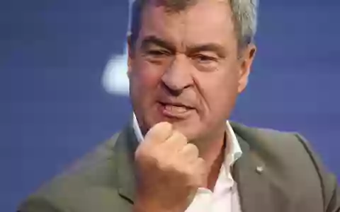 CSU-Chef Söder sagt einer «Roten Front» in Berlin den Kampf an. - Foto: Christoph Reichwein/dpa