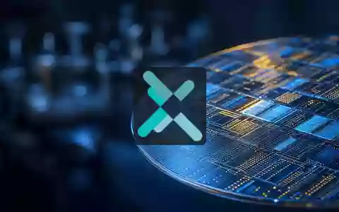 Abstrakte Nahaufnahme einer modernen Halbleiter-Wafer-Struktur mit cinematischem Licht. - Foto: über boerse-global.de