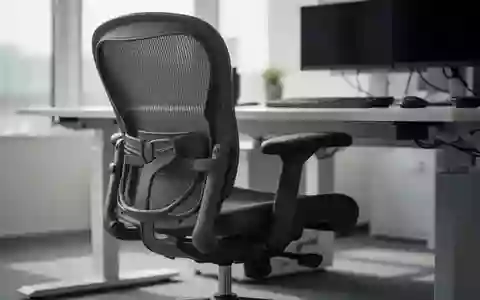 Symbolbild: ergonomischer Bürostuhl am Stehschreibtisch - Foto: über boerse-global.de