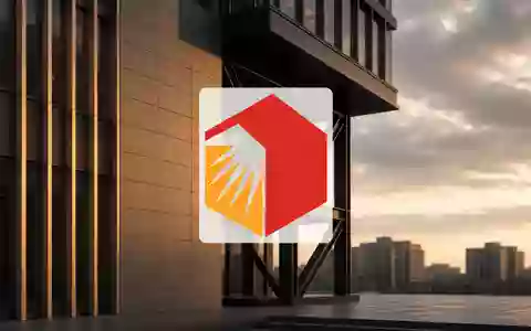Moderne Gewerbeimmobilien bei goldenem Licht, die die angespannte Stimmung am Immobilienmarkt symbolisieren. - Foto: über boerse-global.de