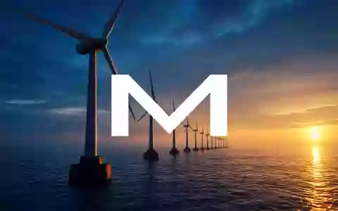 Moderne Windkraftanlagen in einer weitläufigen Landschaft bei Sonnenuntergang als Symbol für den Energiesektor. - Foto: über boerse-global.de