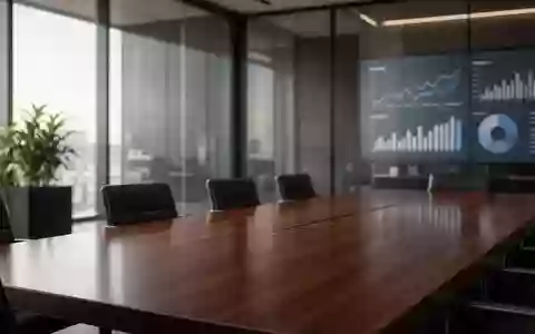 Ein moderner Konferenzraum mit einem polierten Holztisch in einem Bürogebäude bei natürlichem Tageslicht. - Foto: über boerse-global.de