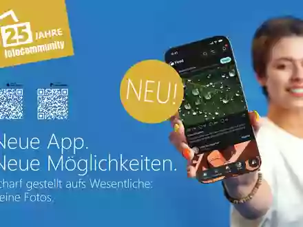 Starke Fotos statt Feed-Lärm: fotocommunity startet neue App für iPhone und Android / Die fotocommunity feiert 25 Jahre mit einer neuen App für iPhone und Android - Foto: presseportal.de