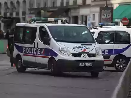 Französisches Polizeiauto (Archiv) - Foto: via dts Nachrichtenagentur
