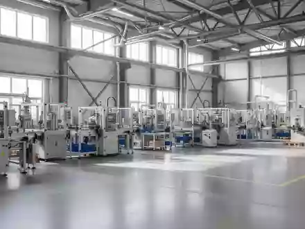 Ein sauberer, aufgeräumter Industriebetrieb mit geordneten Maschinen und natürlichem Lichteinfall. - Foto: über boerse-global.de