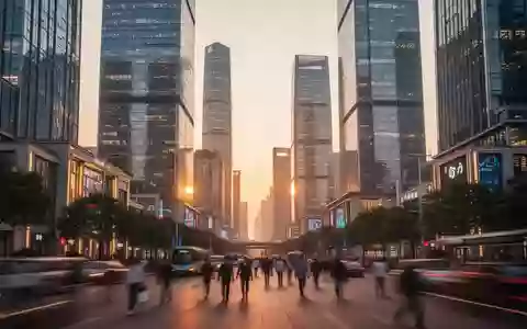 Moderne Skyline des Finanzviertels in Hangzhou bei Dämmerung mit reflektierenden Glasfassaden. - Foto: über boerse-global.de