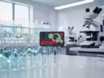 Abstraktes, professionelles Bild eines modernen pharmazeutischen Labors, das Wachstum und Stabilität symbolisiert. - Foto: über boerse-global.de