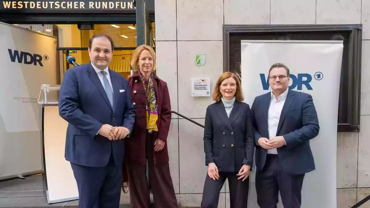 WDR als „Ort der Demokratiegeschichte“ ausgezeichnet - Bild: presseportal.de