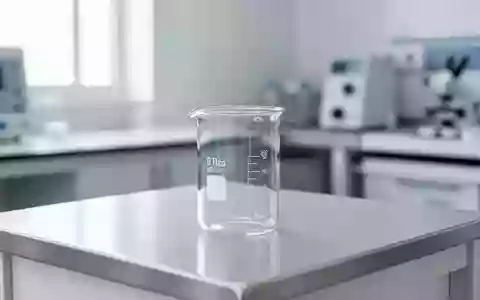 Ein minimalistisches, steriles Laborumfeld mit einem leeren Glasbecher auf einem Edelstahltisch bei natürlichem Licht. - Foto: über boerse-global.de