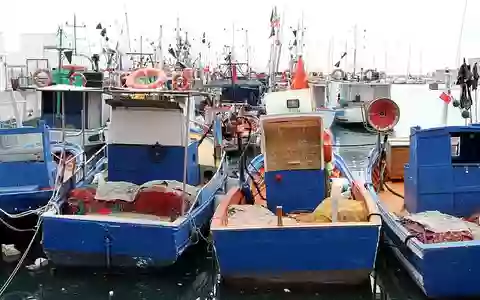 Schiffe in einem Hafen (Archiv) - Foto: via dts Nachrichtenagentur