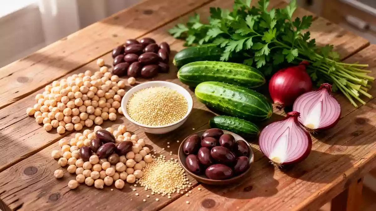 Quinoa-Kichererbsen-Schüssel: Pflanzliches Feierabendessen in gut 20 Minuten