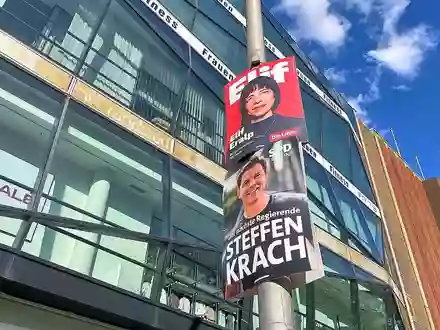 Wahlplakate zum Abgeordnetenhaus von Berlin (Archiv) - Foto: via dts Nachrichtenagentur