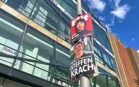 Wahlplakate zum Abgeordnetenhaus von Berlin (Archiv) - Foto: via dts Nachrichtenagentur