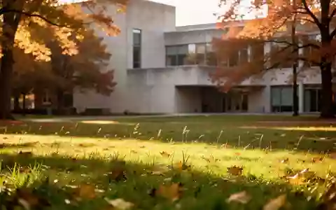 Eine sonnige Wiese auf einem Universitätscampus mit einem modernen Gebäude im Hintergrund. - Foto: über boerse-global.de
