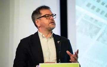 Werner Graf ist Co-Fraktionsvorsitzender der Grünen im Berliner Abgeordnetenhaus.  - Foto: Christophe Gateau/dpa