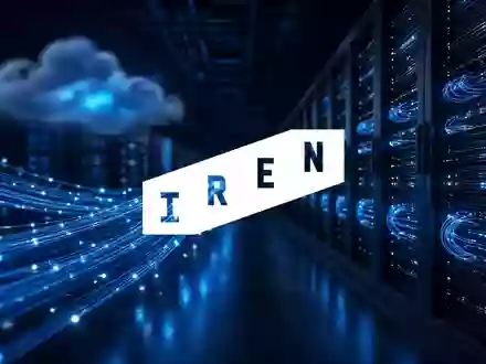 Abstraktes, stimmungsvolles Bild eines modernen Hochleistungs-Rechenzentrums mit blau leuchtender Server-Infrastruktur. - Foto: über boerse-global.de