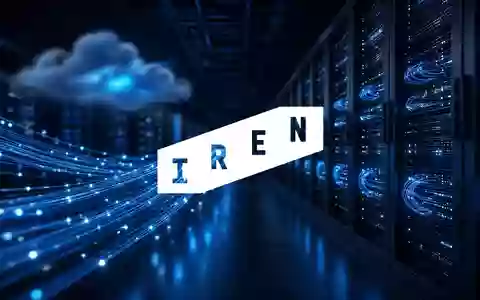 Abstraktes, stimmungsvolles Bild eines modernen Hochleistungs-Rechenzentrums mit blau leuchtender Server-Infrastruktur. - Foto: über boerse-global.de
