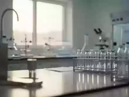 Ein minimalistisches, helles medizinisches Labor als Symbol für moderne biotechnologische Forschung. - Foto: über boerse-global.de