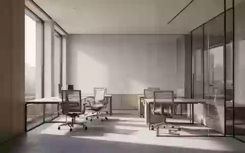 Ein minimalistischer, lichtdurchfluteter Arbeitsbereich mit modernen architektonischen Linien und neutralen Oberflächen. - Foto: über boerse-global.de
