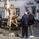 Vor allem in den sozialen Medien war die Kritik an der Figur aufgekommen.  - Bild: Christoph Schmidt/dpa