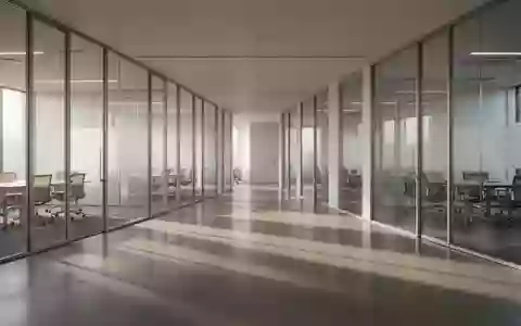 Minimalistisches, modernes Büro-Interieur mit klaren Linien und natürlichem Licht, das auf einen polierten Betonboden fällt. - Foto: über boerse-global.de
