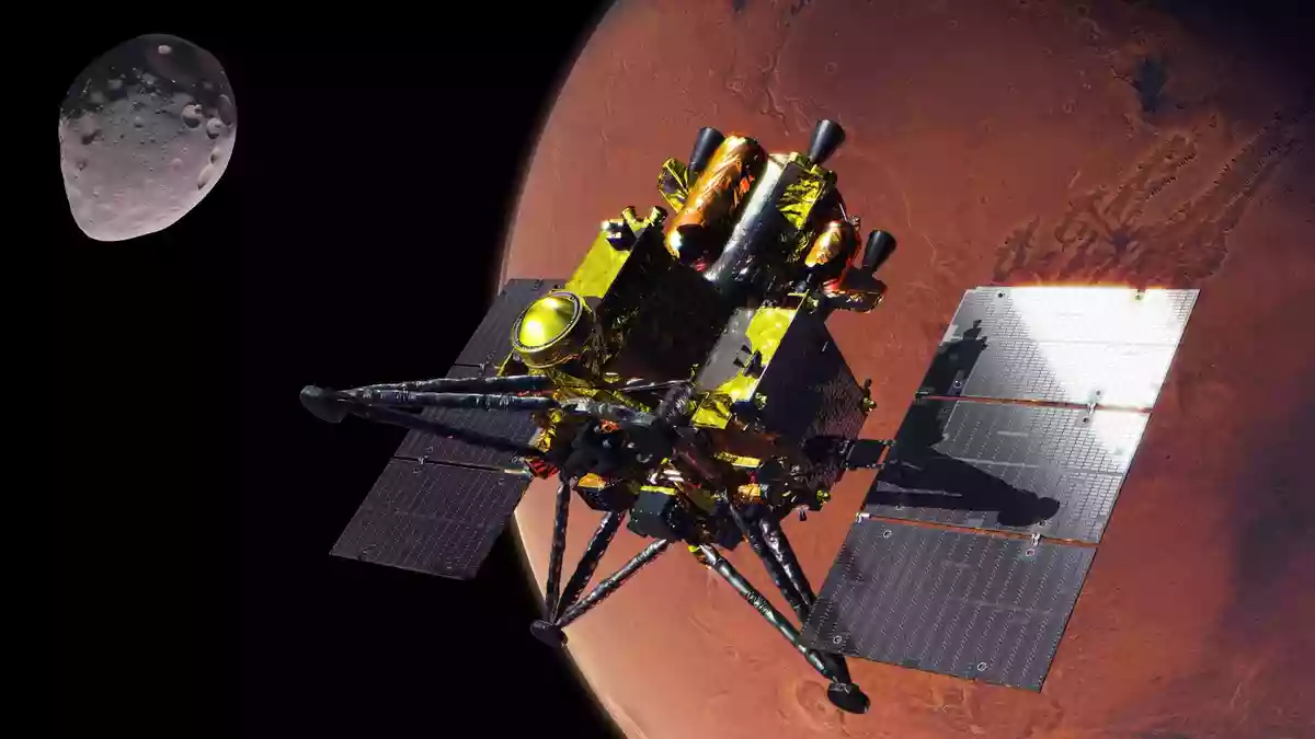 Ziel der japanischen Raumsonde «MMX» ist der Marsmond Phobos. (Archivbild)  - Bild: -/JAXA via DLR/dpa