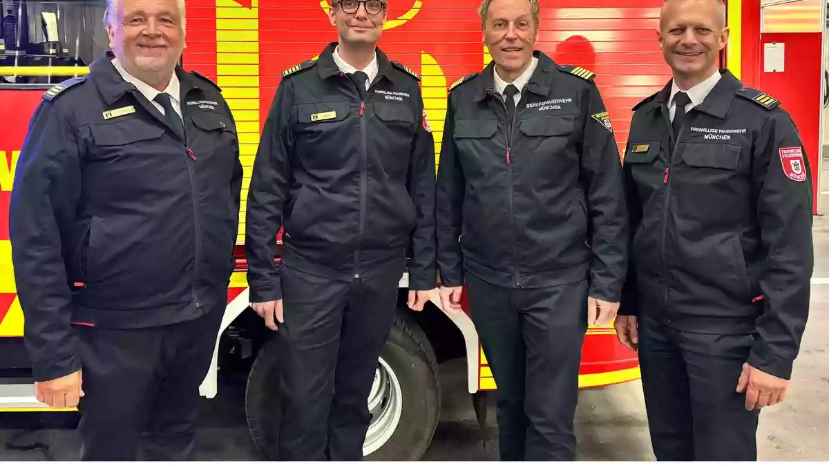 FW-M: Leitung der Freiwilligen Feuerwehr München im Amt bestätigt - Bild: presseportal.de