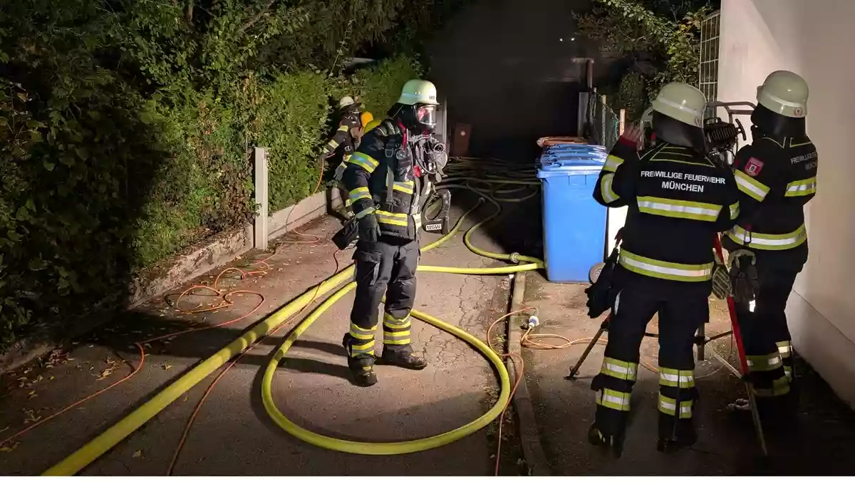 FW-M: Tiefgaragenbrand mit Nullsicht (Moosach) - Bild: presseportal.de