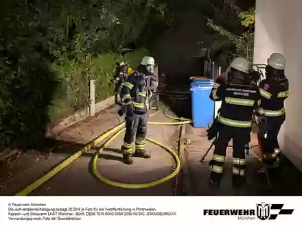 FW-M: Tiefgaragenbrand mit Nullsicht (Moosach) - Foto: presseportal.de