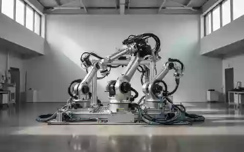 Ein modernes Robotik-Labor mit einer komplexen mechanischen Testvorrichtung und freiliegenden Gelenkkomponenten. - Foto: über boerse-global.de