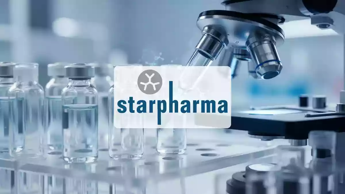 Moderne Labortechnik und mikroskopische Strukturen als Symbol für biotechnologische Forschung und Unternehmensentwicklung. Illustration mit AI erstellt.