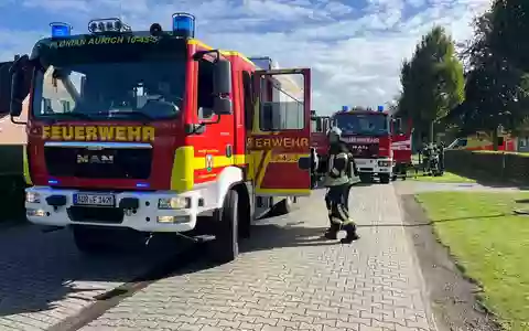 FW-AUR: Brand- und Hilfeleistungseinsätze bescheren arbeitsreiche Wochenendtage - Foto: presseportal.de