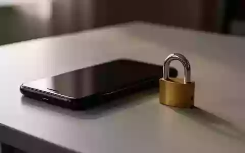 Symbolbild: Smartphone und Vorhängeschloss - Foto: über boerse-global.de