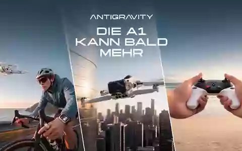 Mehr Möglichkeiten mit der A1: Antigravity stellt drei Neuheiten für noch mehr Freiheit beim Fliegen und Filmen vor - Foto: presseportal.de