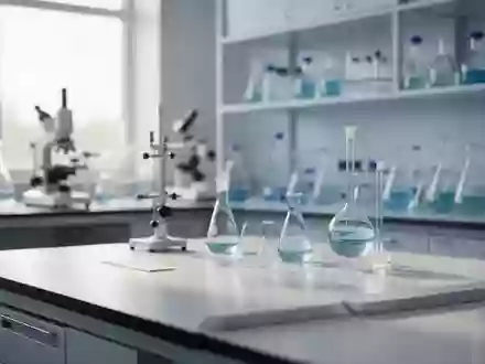 Ein klinisches, steriles Labor mit medizinischen Analysegeräten und Glasbehältern in einer hellen, professionellen Umgebung. - Foto: über boerse-global.de