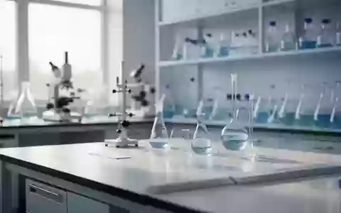 Ein klinisches, steriles Labor mit medizinischen Analysegeräten und Glasbehältern in einer hellen, professionellen Umgebung. - Foto: über boerse-global.de