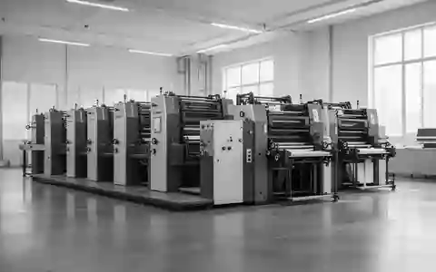 Eine saubere, moderne Druckerei mit industriellen Offset-Druckmaschinen in einem hellen, weitläufigen Raum. - Foto: über boerse-global.de