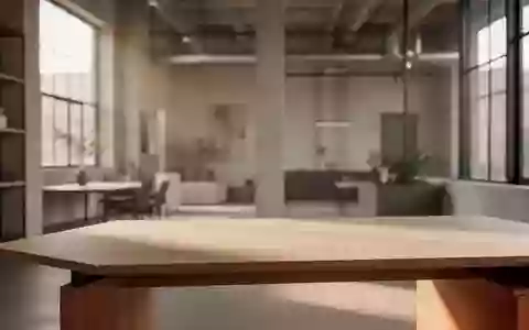 Ein minimalistischer, moderner Arbeitsplatz in einem hellen Loft mit einer leeren Schreibtischoberfläche. - Foto: über boerse-global.de