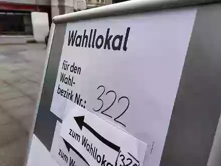 Berliner Wahllokal am 12.02.2023 - Foto: via dts Nachrichtenagentur