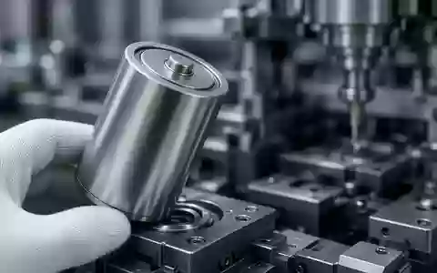 Eine hochwertige Nahaufnahme einer Lithium-Ionen-Batteriezelle in einer modernen industriellen Laborumgebung. - Foto: über boerse-global.de
