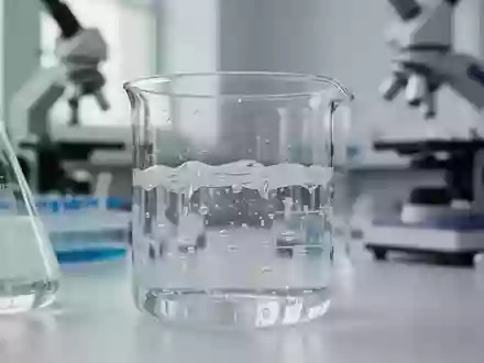 Ein Labor-Glasgefäß mit einem strukturierten Gel-Substrat in einer sterilen Forschungsumgebung. - Foto: über boerse-global.de
