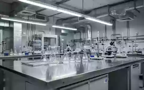 Ein modernes, steriles Industrielabor mit Edelstahloberflächen und wissenschaftlichen Analysegeräten. - Foto: über boerse-global.de