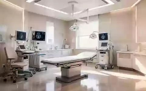 Ein moderner, steriler Behandlungsraum in einer kardiologischen Fachklinik mit medizinischen Geräten. - Foto: über boerse-global.de