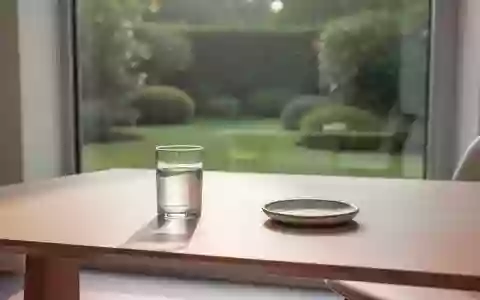 Ein heller, minimalistischer Behandlungsraum mit einem Holztisch, einem Glas Wasser und einem Ausblick in einen Garten. - Foto: über boerse-global.de