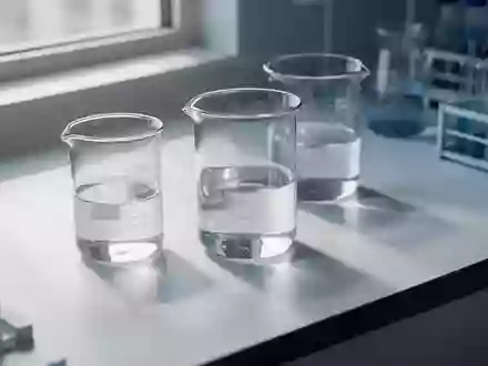 Ein steriler Labortisch mit Glasbechern in einer medizinischen Forschungseinrichtung bei natürlichem Lichteinfall. - Foto: über boerse-global.de