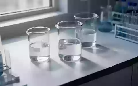 Ein steriler Labortisch mit Glasbechern in einer medizinischen Forschungseinrichtung bei natürlichem Lichteinfall. - Foto: über boerse-global.de